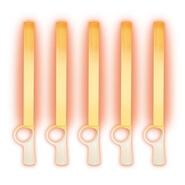 LUMICA Concert Light, Lumica Light, Great Flash Gold Sparkle, Pack of 5, Concert, Live, Event, Festival, Summer Vacation, Orange