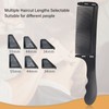 Curved Barber Clipper Comb, Professional Hair Cutting Comb with Flat