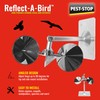 Pest-Stop Reflect-A-Bird - Reflective, Silent and Wind-Powered Spinning Bird Deterrent