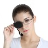 FCAROLYN 6pcs Eye Patch for Glasses (Normal Size, Black)