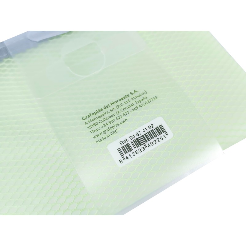 Grafoplás Soft EVA A6 Pastel Green Zipped Bag Soft Touch