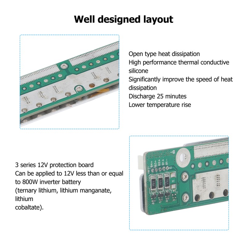 Lithium Battery Protection Board Professional Large Current High Protection Accuracy