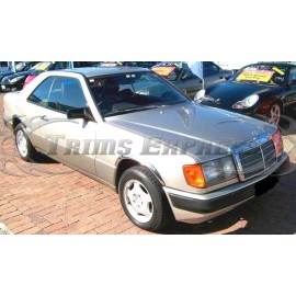 Trims Express for:1984-1993 Mercedes W124 E-Class Stainless Fender Trim Lip Well 4Pc 2" Half