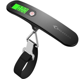 Luggage Scale Digital Scale High Precision Hanging Scale 110 lb/ 50KG with Backlit Ultra Portable Scale Stainless Steel Digital Travel Scale for Luggage,Perfect for Home Use and Gifts