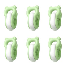 KDSSYFT Futon Clips, Set of 6, Futon Fastener, Anti-Slip, Non-Residue Strong Clips, Lightweight Design, Easy Installation, Durable, Multi-Purpose (Green)