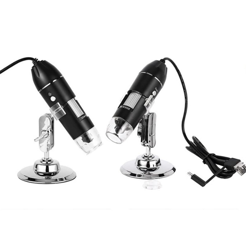 DHYAWUER 1600X Digital Microscope Camera 3In1 USB Portable Elec Microscope