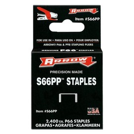Arrow Fastener S66PP 1/4-Inch 6mm Standard Staples for Arrow®P66, P98 Staplers