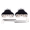 2Pcs LED Light Bar Mounting Bracket A Pillar Hood LED