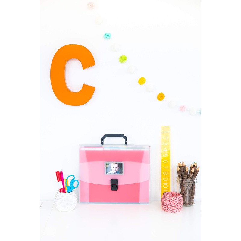 Pearhead School Years Organizer, Children’s School Organizer for Parents, White