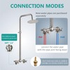 Aolemi Outdoor Shower Kit Outdoor Shower Fixtures Faucet System Double