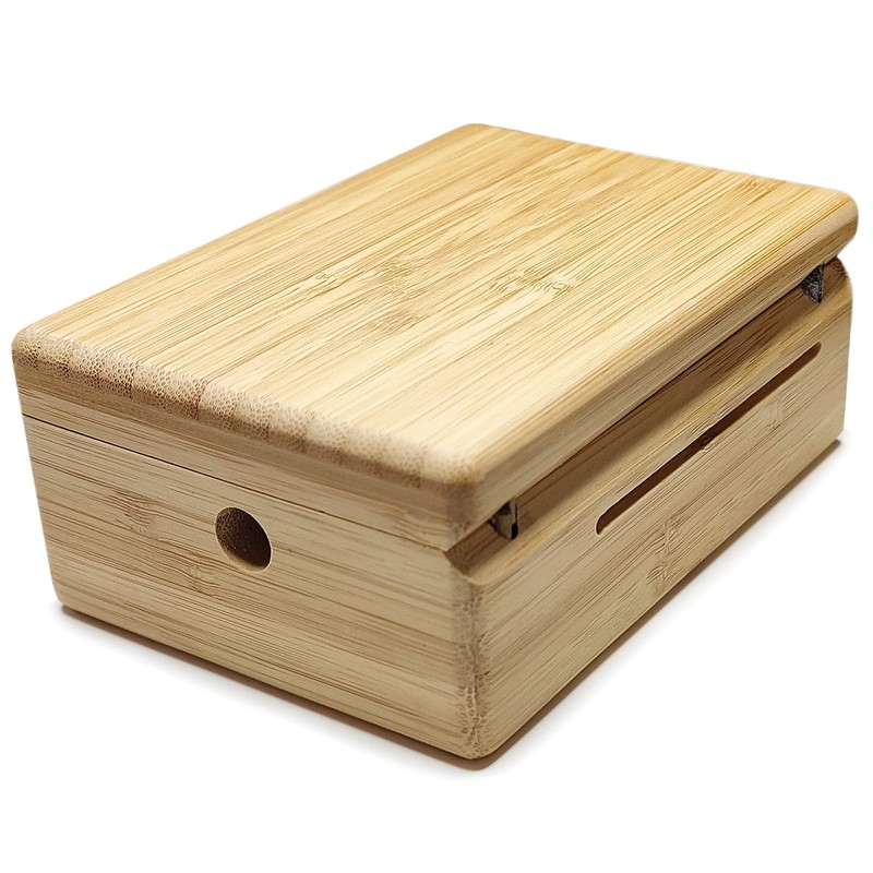 20/30 Notes Empty Bamboo Box for Hand Crank Music Movement