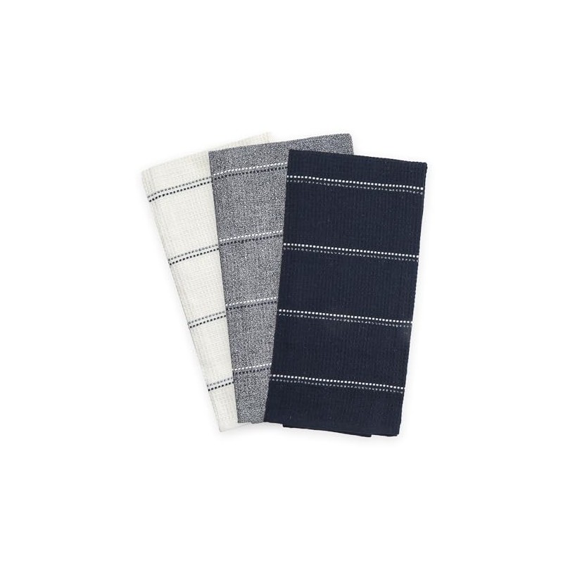 Emma Barclay Utopia 3 Pack Waffle Kitchen Tea Towel Set
