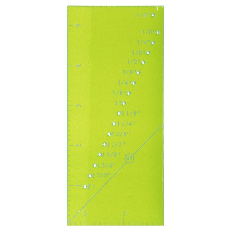 Magnetic Seam Guide Set Resistance Ruler Perforated Seam Measurement Quilting