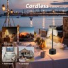 Mr. White Outdoor Waterproof Cordless Wireless Rechargeable Portable Top Touch