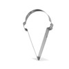 Keewah Ice Cream Cookie Cutter 4.1" x 2.4" Stainless Steel