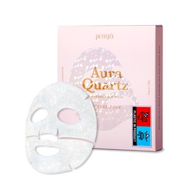 Petitfee Petitfee Mascarilla Facial De Hidrogel De Cuarzo Aura Crystal Rose 30G5Ea - Mascarilla Facial Rosa Para Piel Radiante Con Proteína Perla,