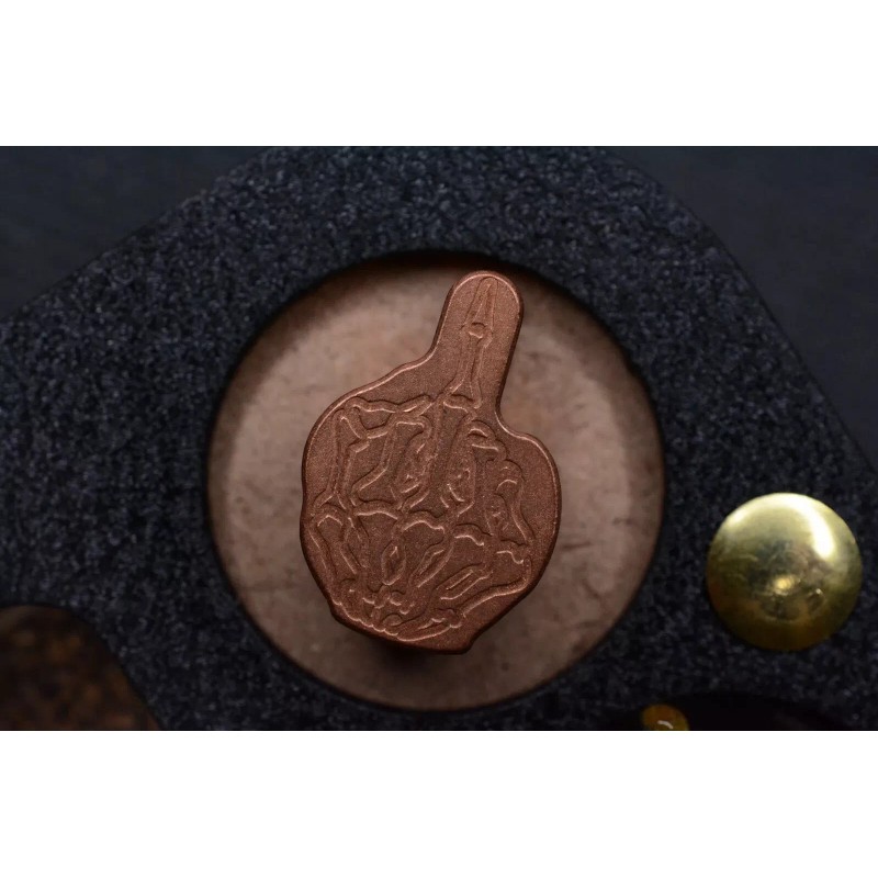 Micro-Tech RARE “F.O. From The Grave” Copper Knife Bead Pairs