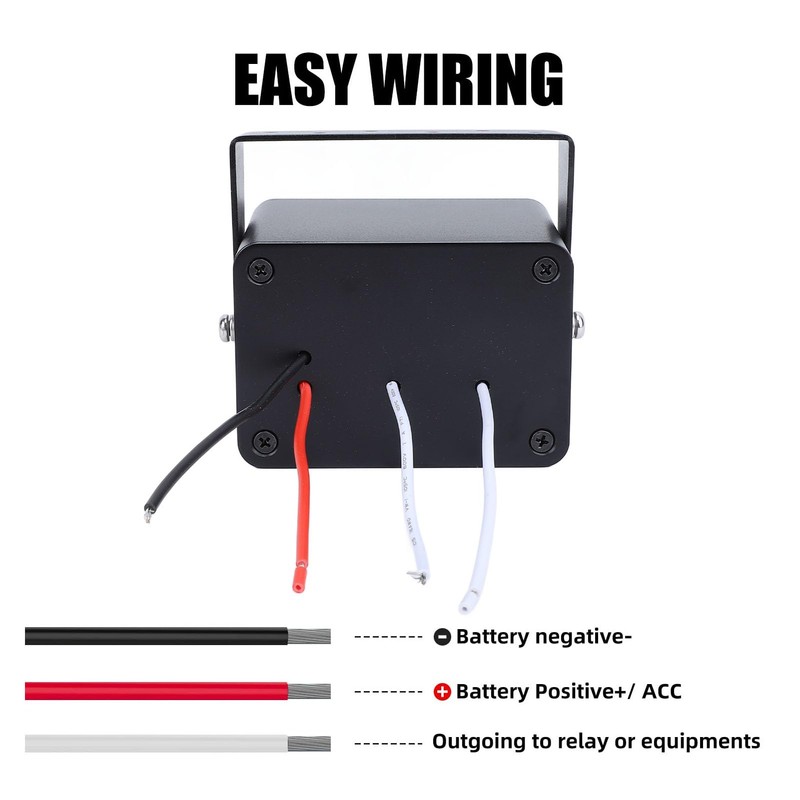 2 Gang Rocker Switch, Toggle Switch Panel Box, Waterproof Marine