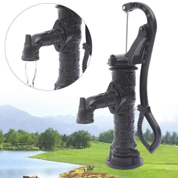 Unbranded Hand Pump Cast Iron well water Pitcher Press Suction