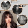 Angels Beauty Hair Toppers for Women Real Human Hair, 360°