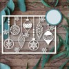 Christmas Lantern Frame Snowflake Cutting Dies Stencil Metal Template Molds,