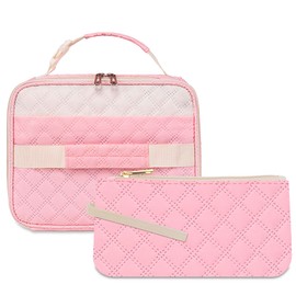 AYoXin Pink Lunch Box Kids with Sandwich/Snack Bag for Girls Teens for School Insulated Lunch Bag Suitable for Bento Box Lunch Container Lonchera para niñas