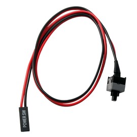 zalati Power Supply Switch Cable Power on/Off Push Button Connector Cable for Universal ATX PC Computer Motherboard Mainboard