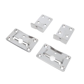 Removable Stainless Steel Caravan 1 Pair Desktop Removable Table Bracket Replacement for RV Yacht Ship