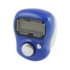 uxcell Adjustable Blue Housing Resettable Finger Counter
