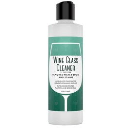 IMPRESA Concentrated Wine Glass Cleaning Liquid - Unscented - Eliminates Streaks - Removes Water Spots, Stains and Cloudy Glass - Great for The Wine Enthusiast - Made in USA
