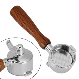 DIBTSA 51mm Espresso Portafilter Double Spouts 2 Ears Compatible with Delonghi ECP35.31, EC0311, EP36.31,EC200, ECO310, EC410, ECZ351, EC152, EC341, EC330S, EC221