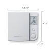 Honeywell Home RLV4305A1014 5-2 Day Programmable Electric Baseboard Heat Thermostat