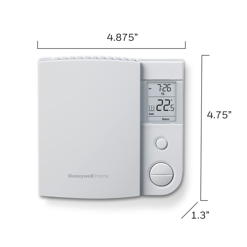 Honeywell Home RLV4305A1014 5-2 Day Programmable Electric Baseboard Heat Thermostat