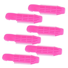 WOONEKY 6pcs Hair Rollers for Curly Hairstyles Lightweight Hair Curlers Clips for for Home and Travel Use Easy to Apply