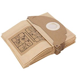 Yosooo 10Pcs/Set Vacuum Cleaner Paper Filter Bags Garbage Dust Bags for KARCHER WD2250 A2004 A2054 MV2
