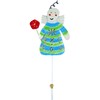 GURU SHOP Small Metal Coat Hook Angel 2, Turquoise, 22