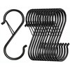 Aieve 10-Pack S Hooks with Safety Buckle, 3.5 inch Heavy