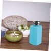 Mobestech 2pcs Press Down Static Alcohol Pump Bottles Refillable Empty