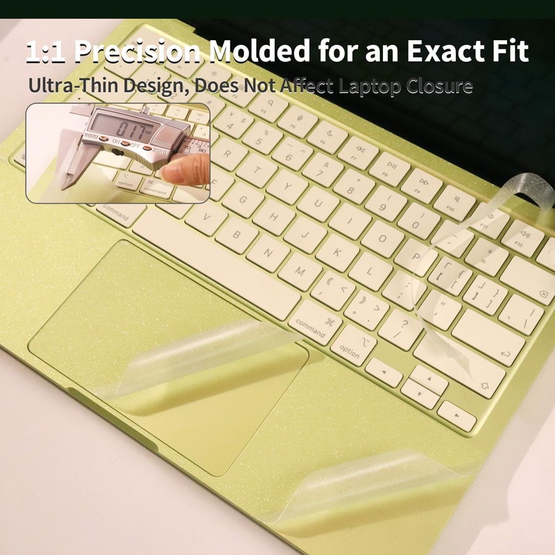 uconsmimo Frosted Transparent Vinyl Skin for 2026 MacBook Neo 13"
