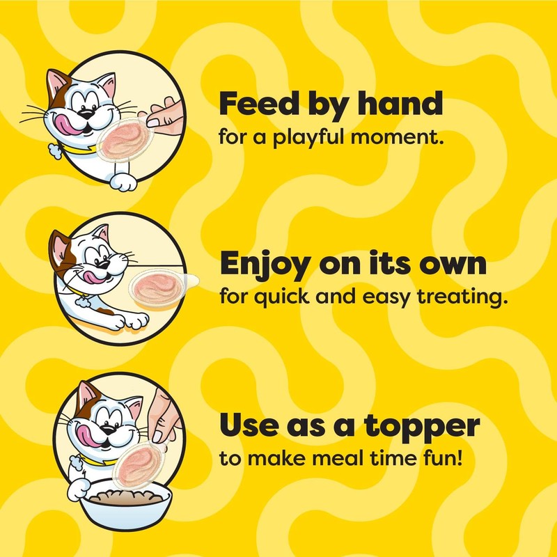 Temptations Lickable Spoons Adult Wet Cat Treats, 48 Spoons, Variety