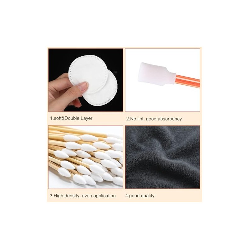 Nuanchu 607 Pcs Card Cleaning Kit Trading Card Repair Kit
