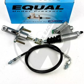 Exedy Master CMC & Slave Cylinder w Black Clutch Line For 06-11 Honda Civic Si