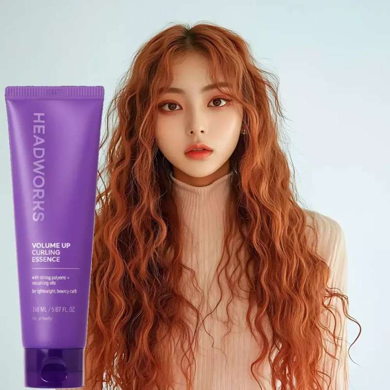 Sangsangmo 손상모 히피펌 컬크림 파마머리 볼륨 컬링에센스 150ml 4개 Damaged