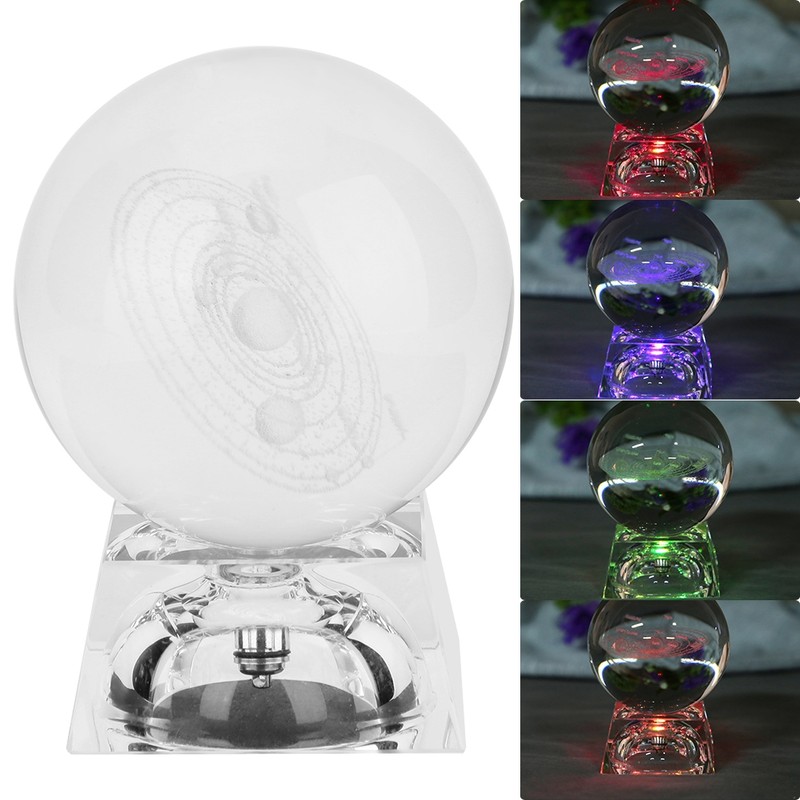 K9 Crystal Photography Prop Decoration Art Decor Crystal Ball with