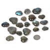 Justinstones Natural Labradorite Gemstone Healing Crystal Puffy Heart Pocket Stone