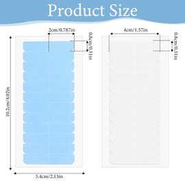 120 Stück Ersatztapes Klebestreifen,Ersatztapes für Tape Hair Extensions,Doppelseitiges Klebekraft Haar Klebeband,Klebeband für Haarverlängerungen,Perückenband,Klebekraft Haar Klebebande für Perücke