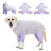 LovinPet Dog Surgery Recovery Suit - Professional Large Dog Recovery Suit Abdominal Wound Surgical Clothes Post-Operative Vest E-Collar Alternative Recovery Shirt Cut-Out Design of Abdomen,XXL