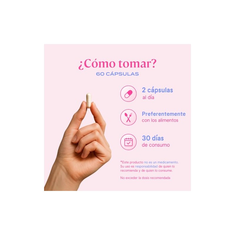 Fit Suplemento Menopausia Isoflavonas Cápsulas Coenzima Q10 Vitaminas Sabor Mujeres