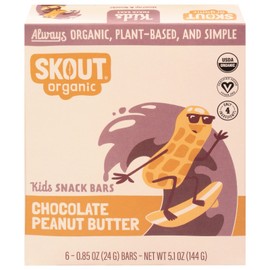 Skout Bar Kids Peanut Buttter Chocolate Chip 5.1 Oz (Pack Of 6)