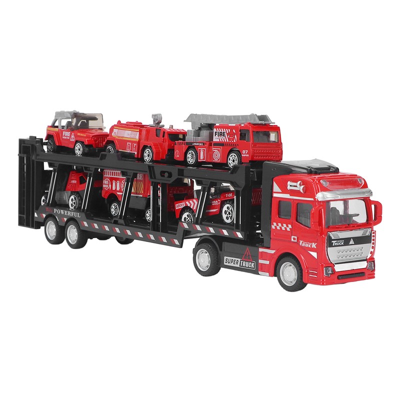 32cm Car Carrier Truck for Boys with 6 Small Car